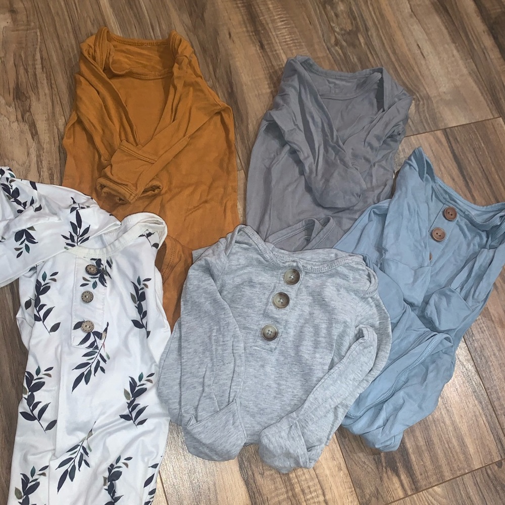 Knotted night gowns